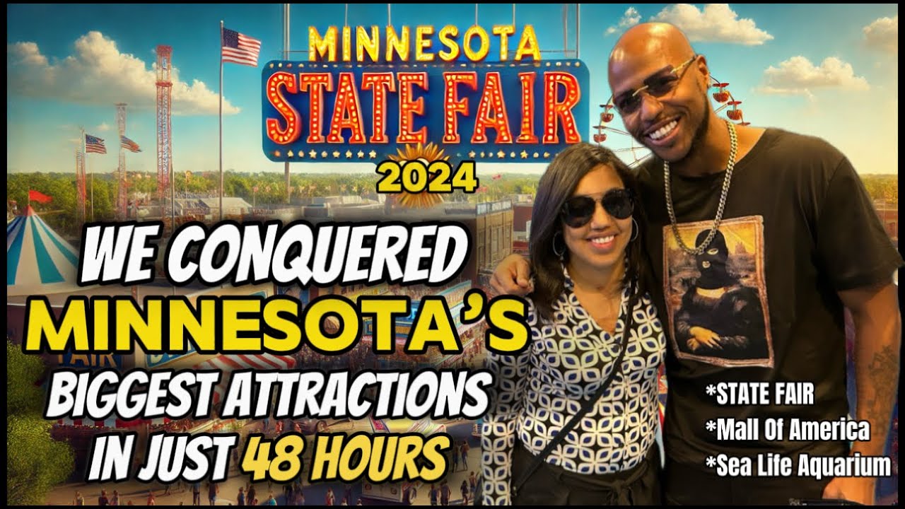 We Conquered Minnesota’s Biggest Attractions in Just 48 Hours!|Minnesota State Fair|Mall Of America😳