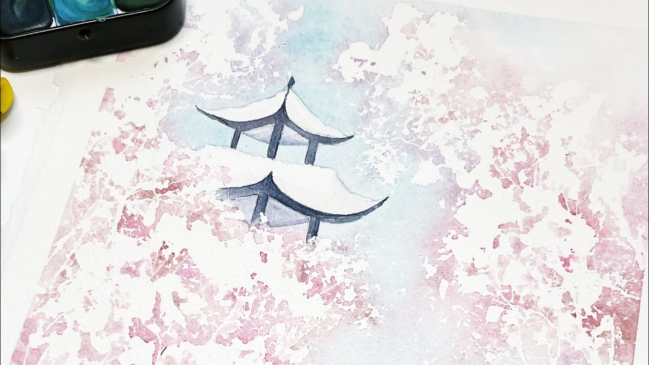 DÉMO AQUARELLE : *Mon jardin japonais*