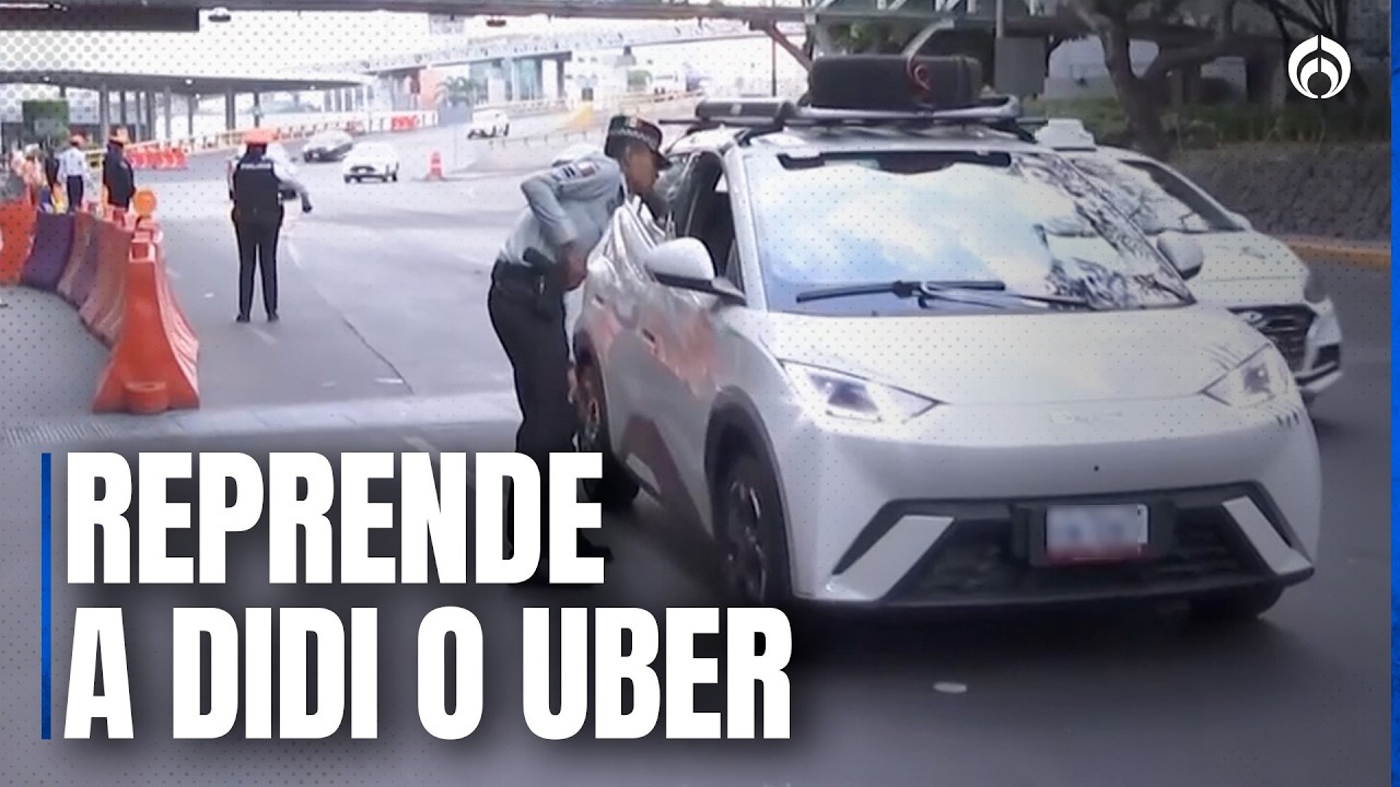Guardia Nacional caza Uber o Didi en el AICM… ¡Podrían quitarles hasta su carro!