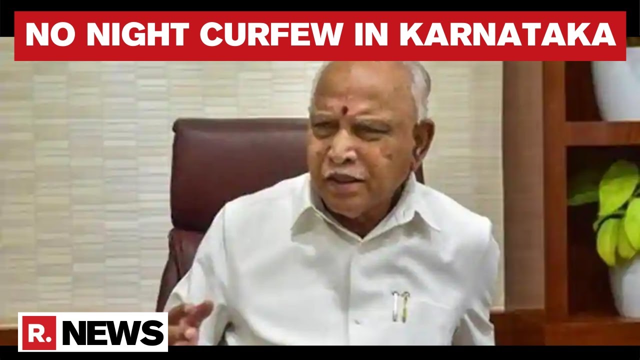 COVID-19: Karnataka Government Withdraws Night Curfew Hours Before Its Implementation
