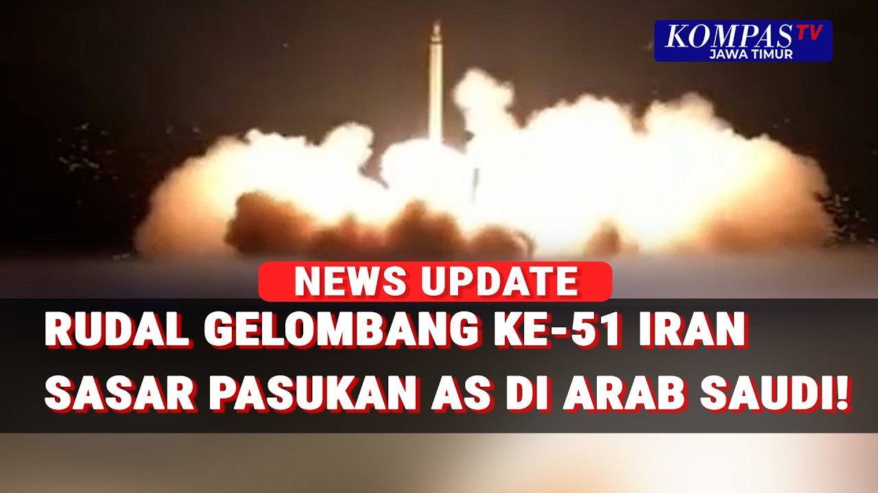 Iran Membara! Rudal Gelombang ke 51, Sasar Pasukan AS di Arab Saudi, Balas Serangan Pulau Kharg