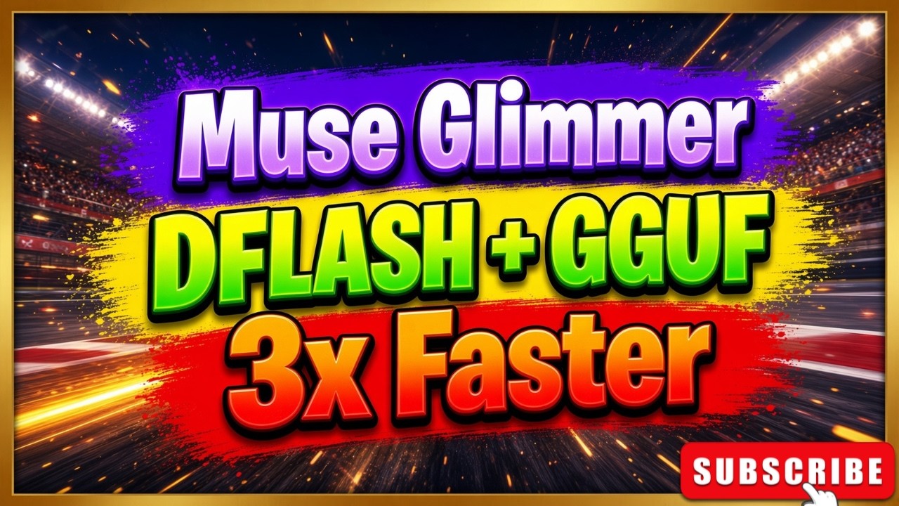 Muse Glimmer 30B GGUF + DFlash: локальный вывод в 3 раза быстрее