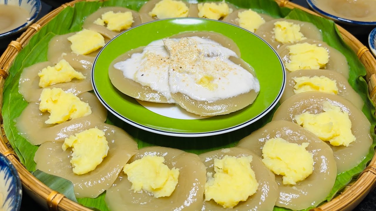 Công thức bánh bèo mềm dai làm khỏe re