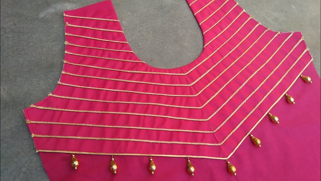 How to mack a very easy and creative dori neck designs 2018 and 2019....Sajid designs