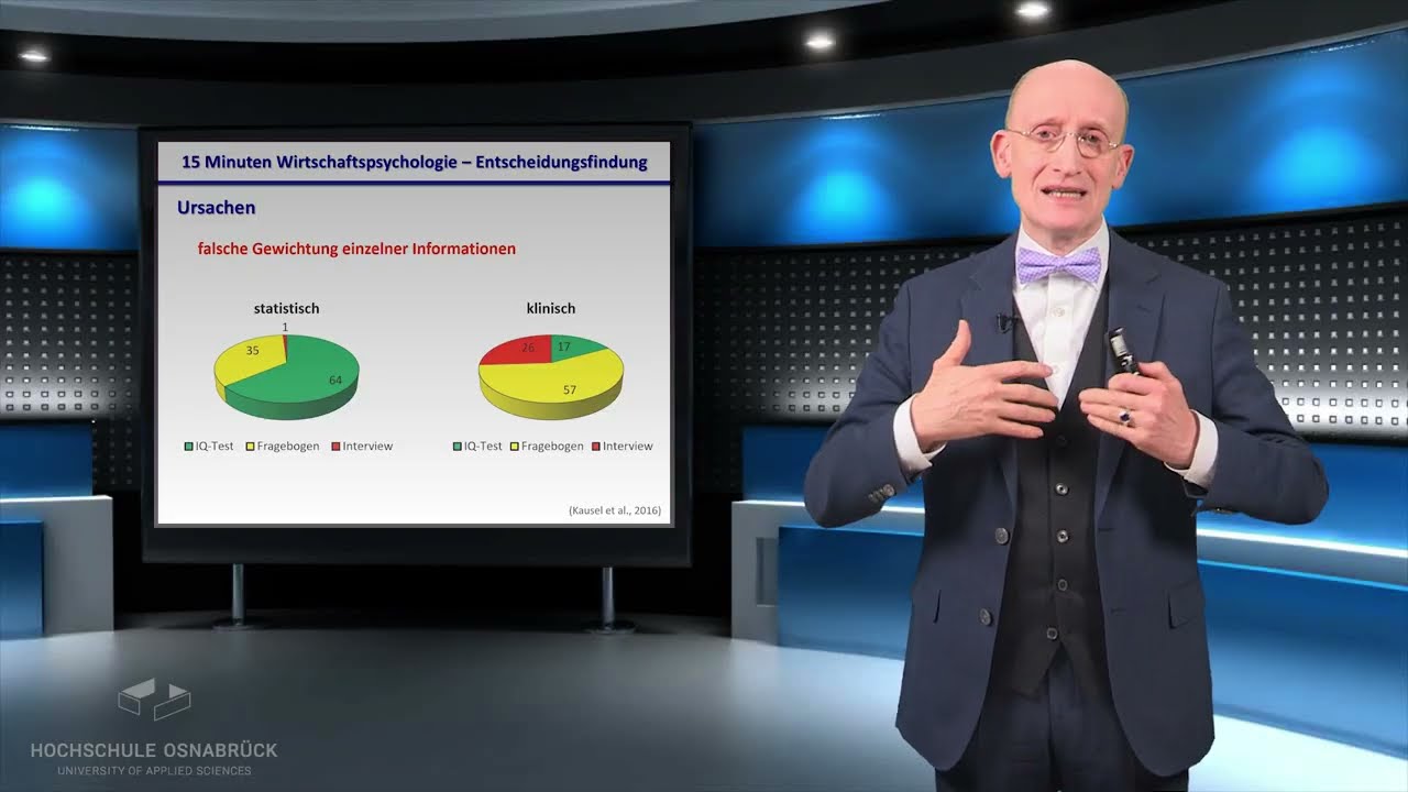 110: Entscheidungsfindung in der Personalauswahl '15 Minuten Wirtschaftspsychologie' Prof. Kanning