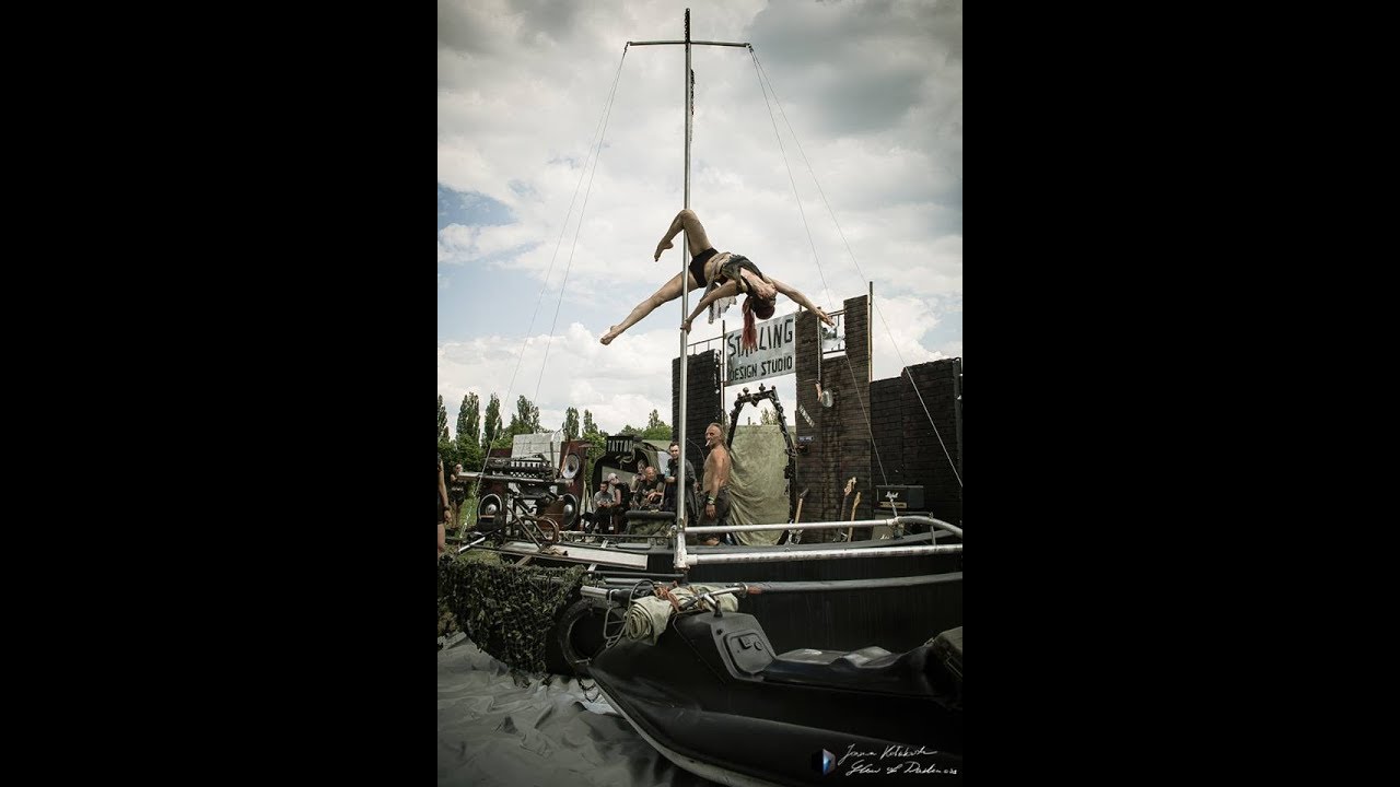Pokaz Pole Dance - freestyle podczas Rust Party | Starling Design Studio