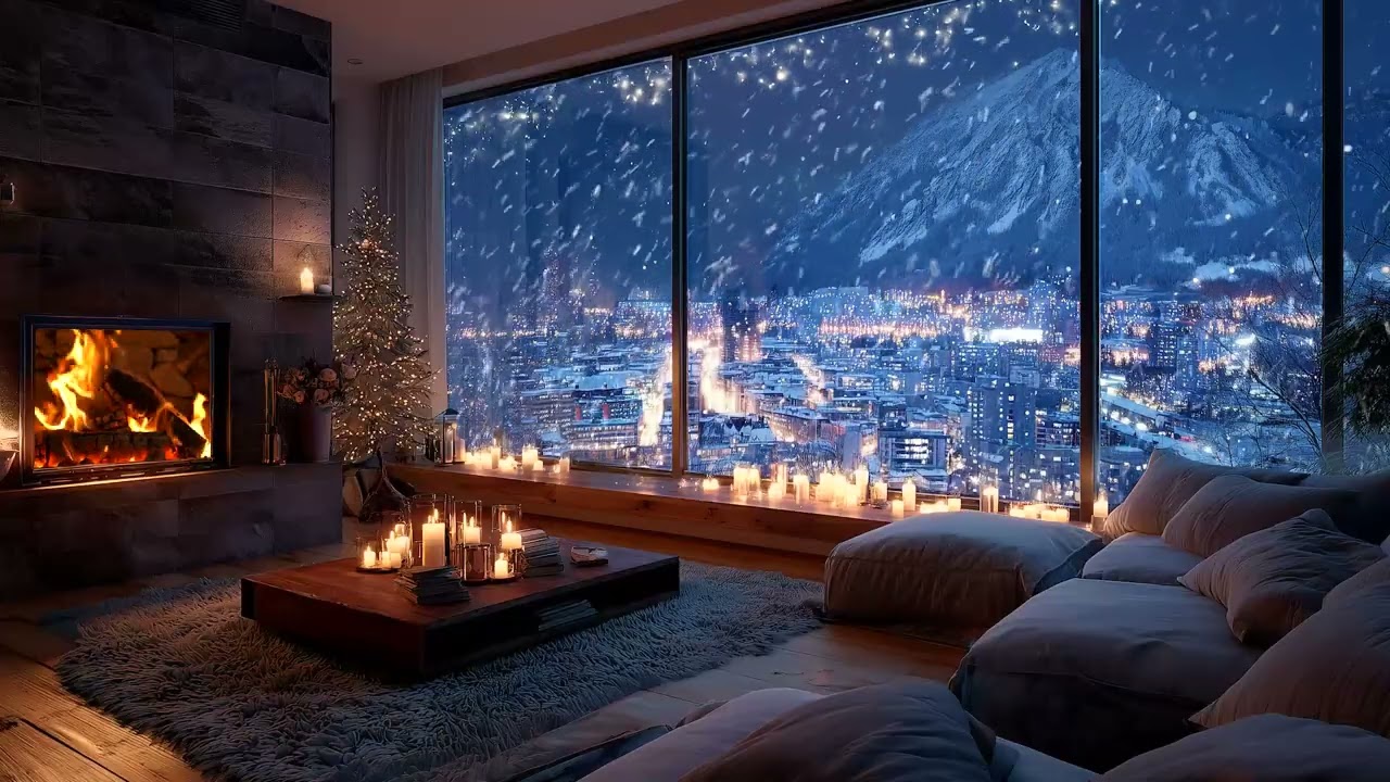Snowlight Piano Ambience | Relaxing White Lounge Music for Study & Deep Sleep