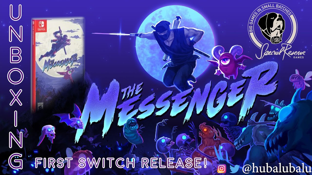 THE MESSENGER - Special Reserve Games #1 FIRST RELEASE Nintendo Switch Unboxing
