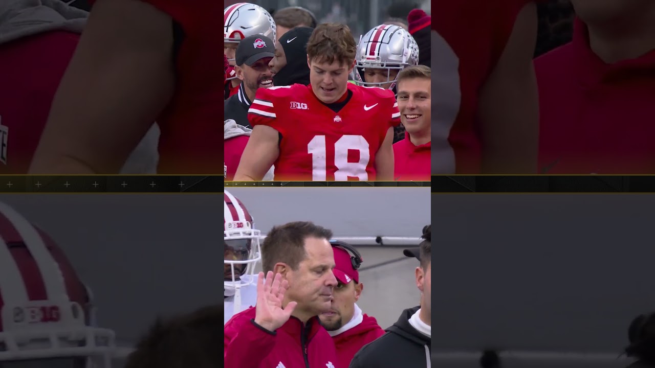 Will Howard had a message for Indiana 😳 #cfb #football #ohiostate #indiana