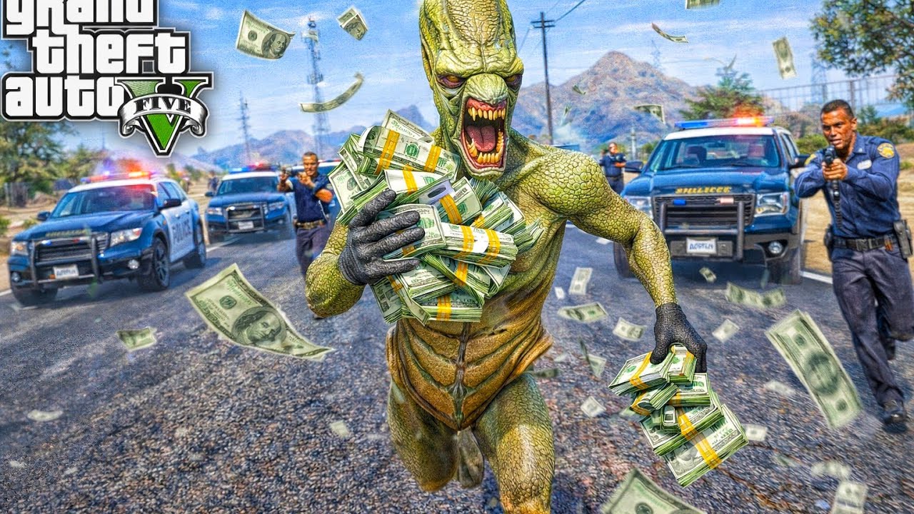 5 star wanted level challenge  // GTA 5 // MDGamer .