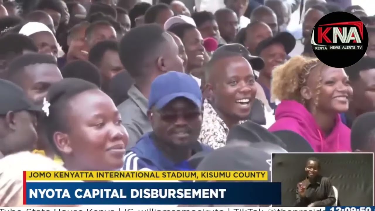 A YOUTH JUMPS HIGH ON STAGE TURNING CRAZY AFTER BEING REWARDED AN EXTRA OFFER OF A BIKE DURING NYOTA