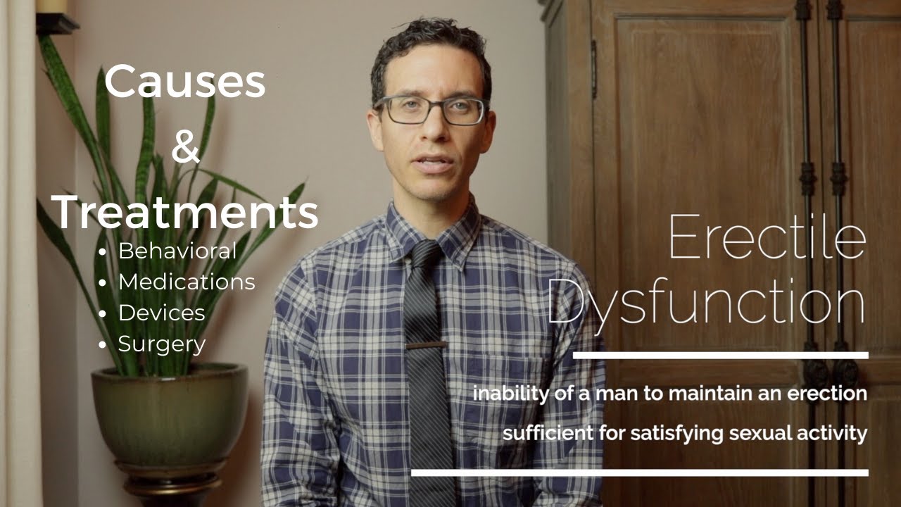 Urologist explains Erectile Dysfunction | causes & treatments | for patients and partners