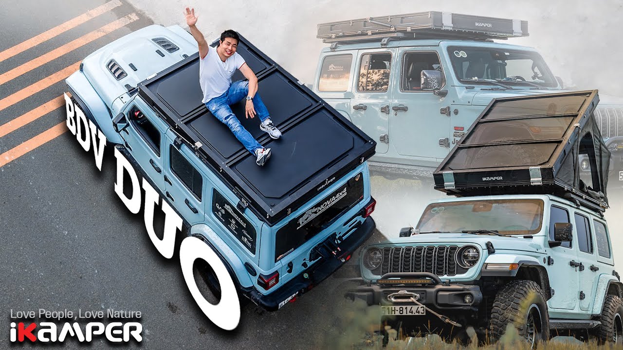 Kh&aacute;m Ph&aacute; Lều tr&ecirc;n n&oacute;c xe iKamper BDV Duo &ndash; Sự lựa chọn ho&agrave;n hảo cho những chuyến phi&ecirc;u lưu