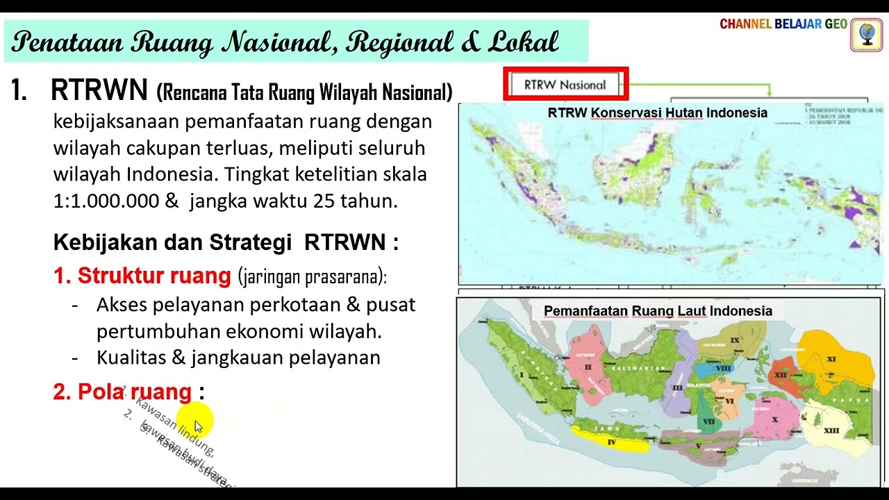 Tata Ruang dan Dinamikanya#kumer Geografi Kelas XII