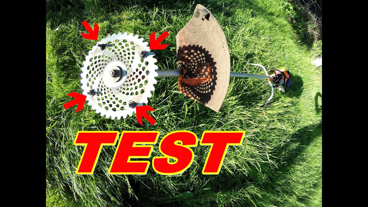 Głowica tarcza kultywator na chwasty  Kosa spalinowa TEST Homemade Rotary CULTIVATOR For TRIMMER DIY