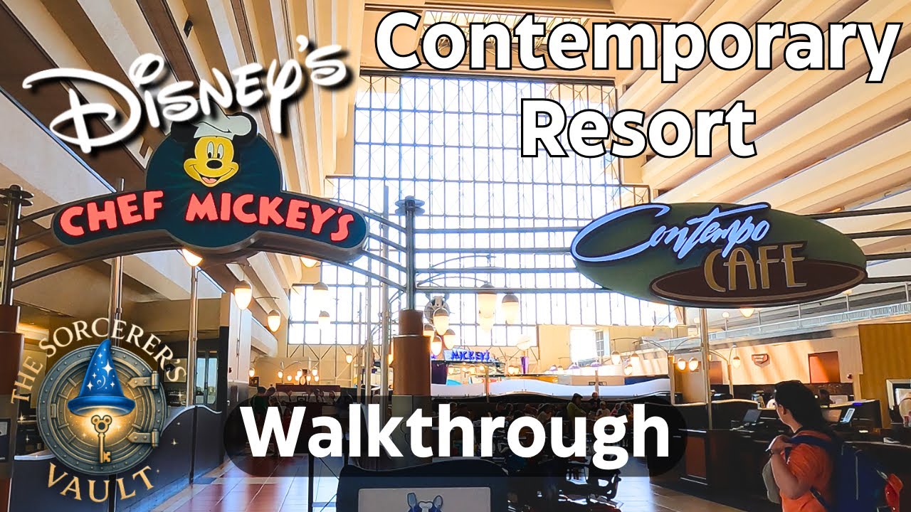 Disney&rsquo;s Contemporary Resort Walkthrough 2025 | Ambience & Background Music