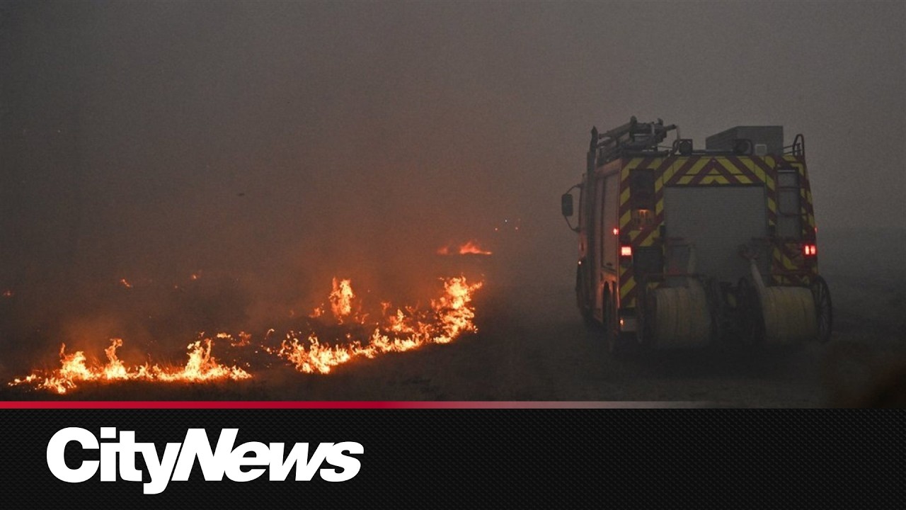 Wildfires continue to threaten major cities in France and Spain