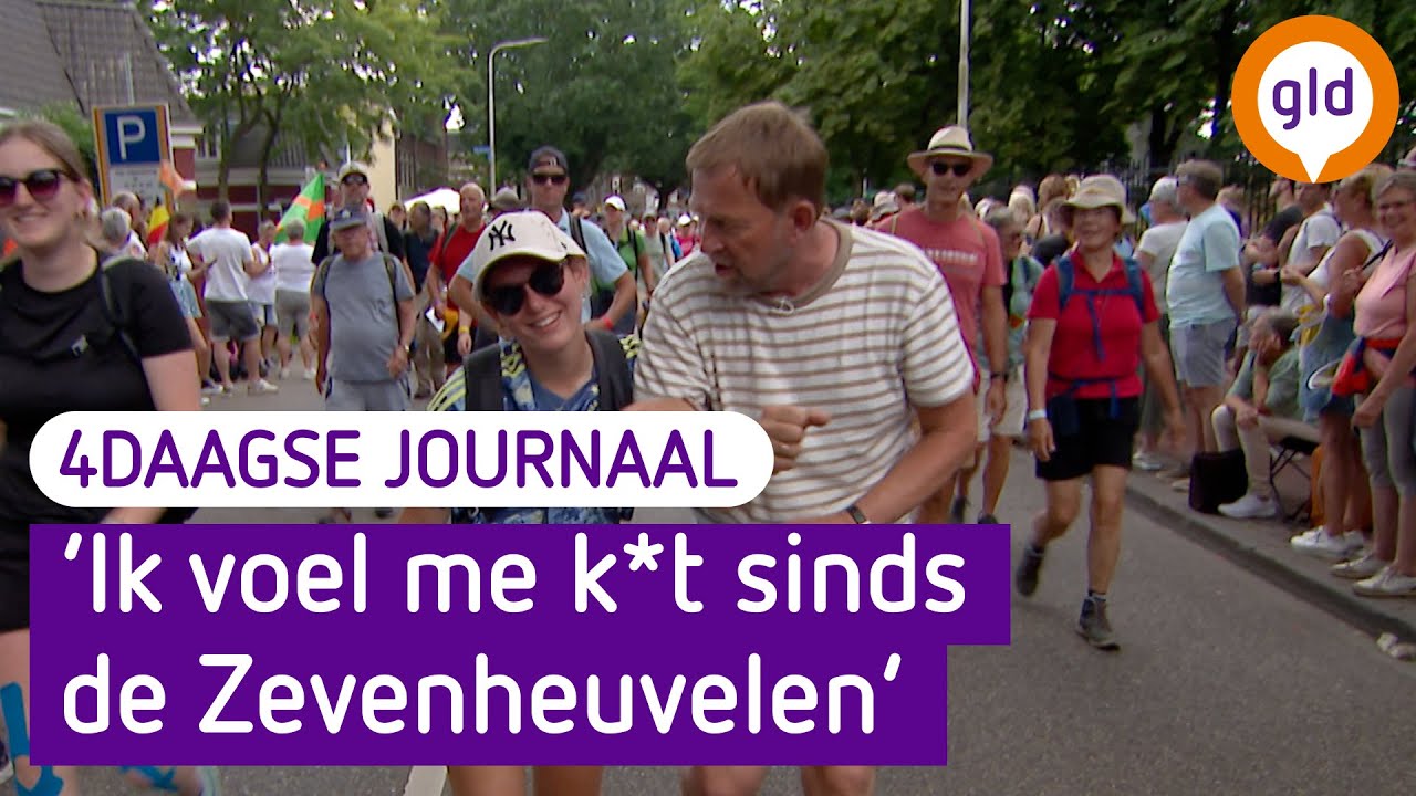 De dag van de ZEVENHEUVELEN eist zijn tol! - 4Daagse Journaal 18 juli 2024
