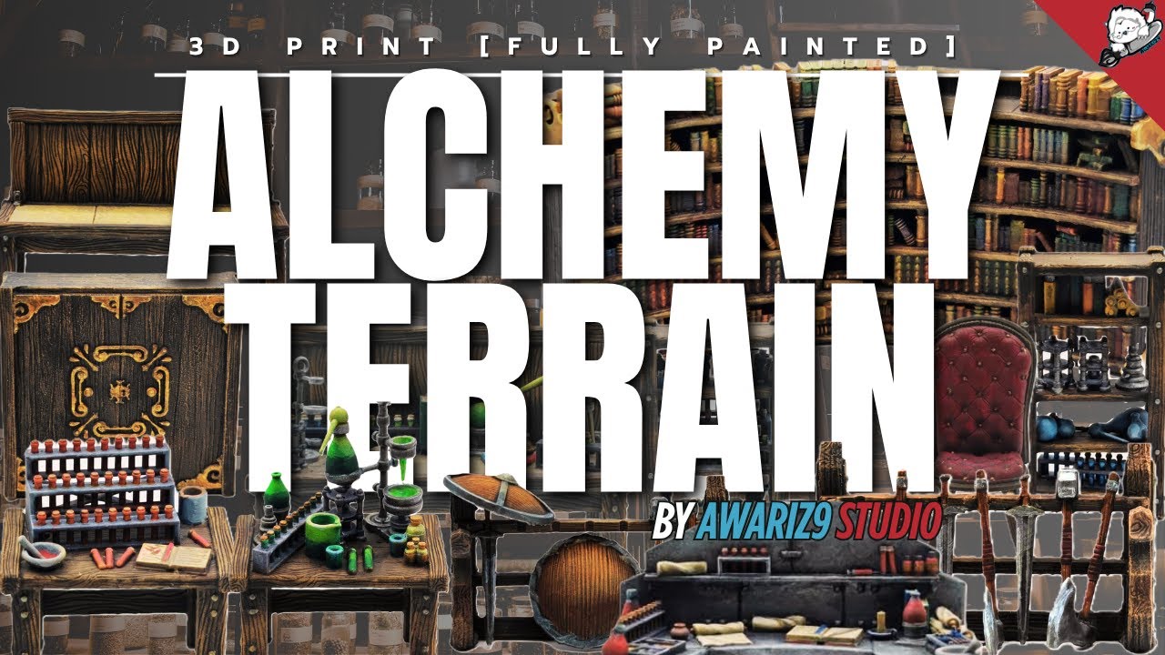 Alchemy Terrain 3D Print [Fully Painted]