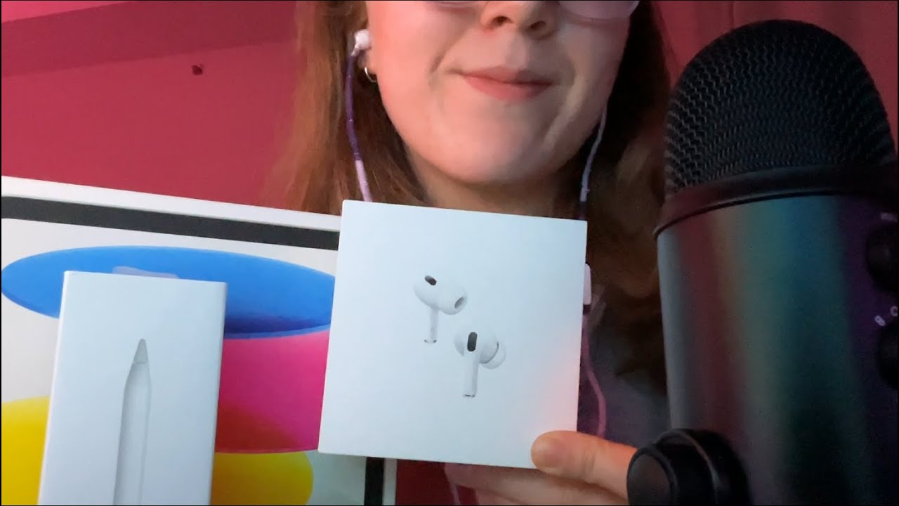ASMR | Apple boxes triggers (tapping, scratching, gripping) 🍎💤