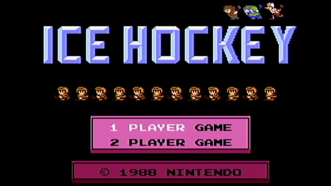 Ice Hockey (Nintendo, 1988) - NES Gameplay