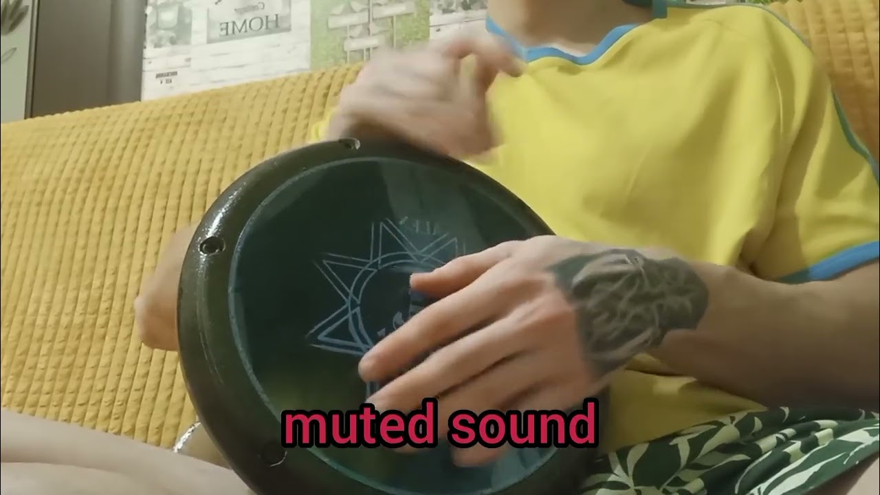 Muted sound darbuka technique