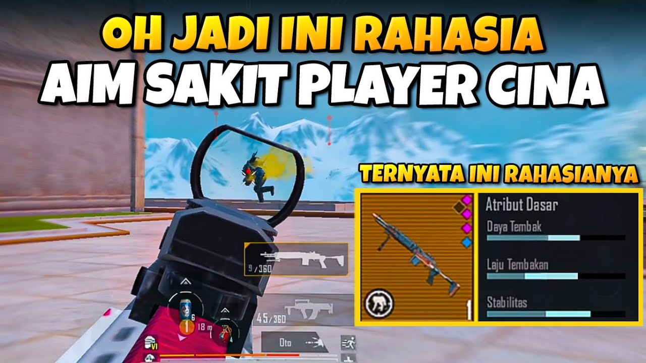 BONGKAR ! RAHASIA AIM SAKIT PLAYER CINA DI METRO ROYALE PUBG MOBILE
