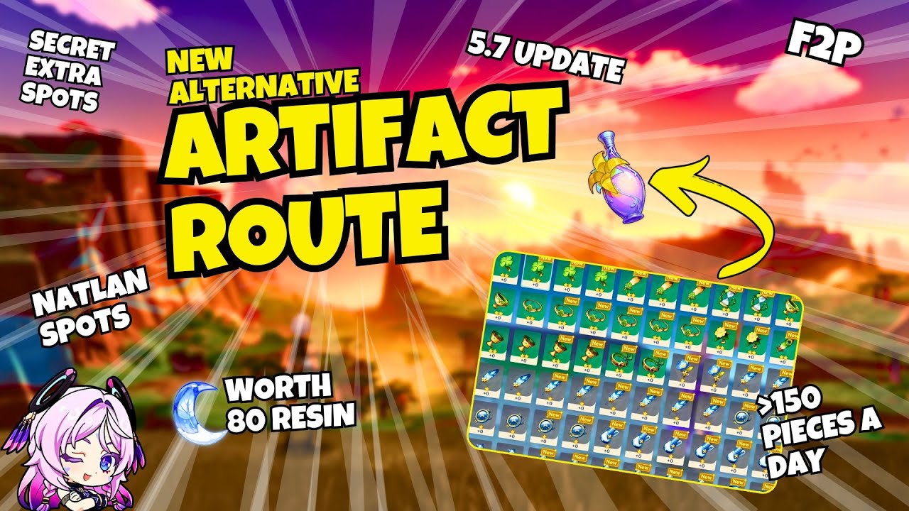 NEW ALTERNATIVE ARTIFACT ROUTE!!! Best NATLAN SPOTS! (+ secret extra spots)