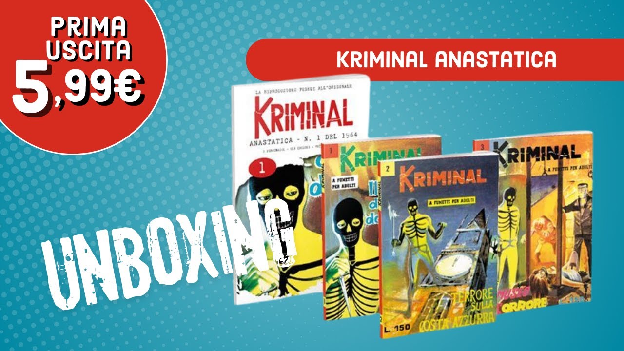 Prima Uscita - Kriminal Anastatica - Unboxing