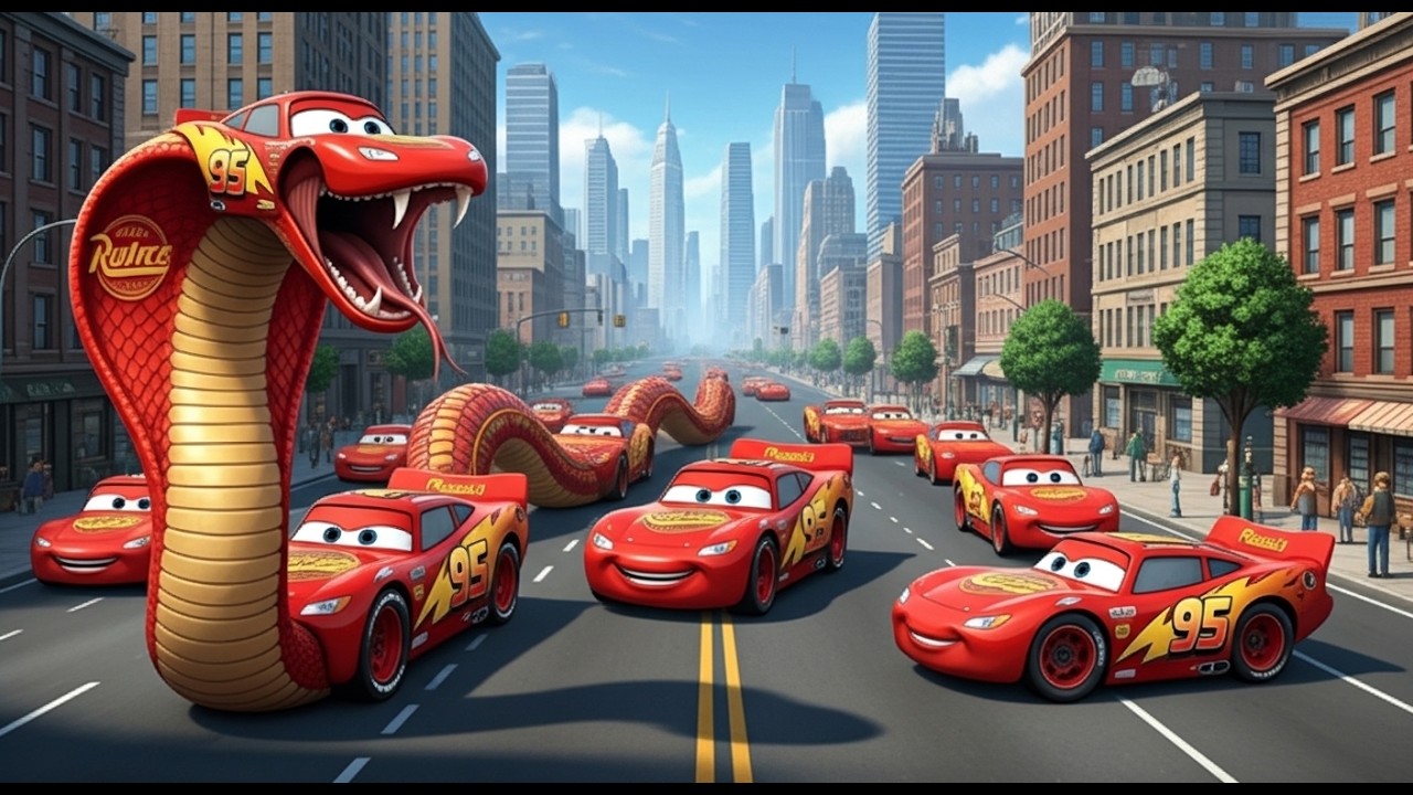 Centipede McQueens Big Transformation Adventure - Mc Queen City