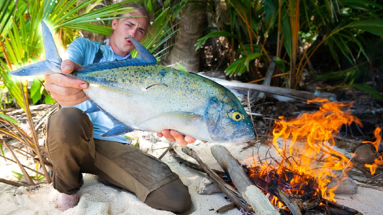 Tropical Fish Catch & Cook on Paradise Island - Indonesia Ep. 7