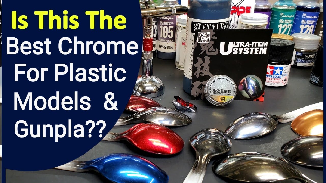 The Best Chrome For Plastic Models - Electroplating Powder Test