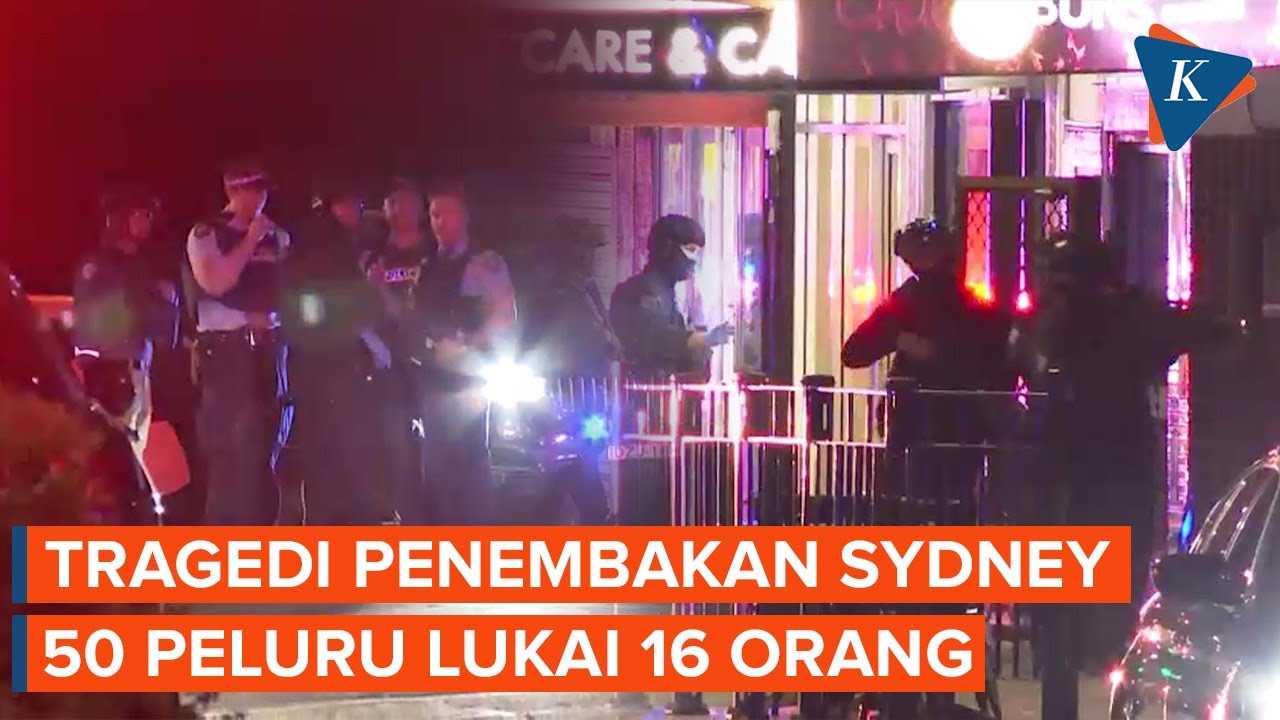 Penembakan Massal di Sydney, Tembakkan 50 Peluru dan Lukai 16 Orang