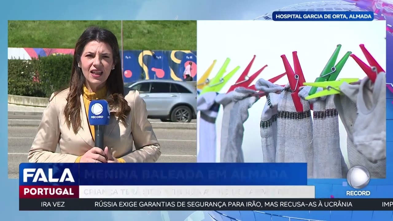 Menina baleada em Almada