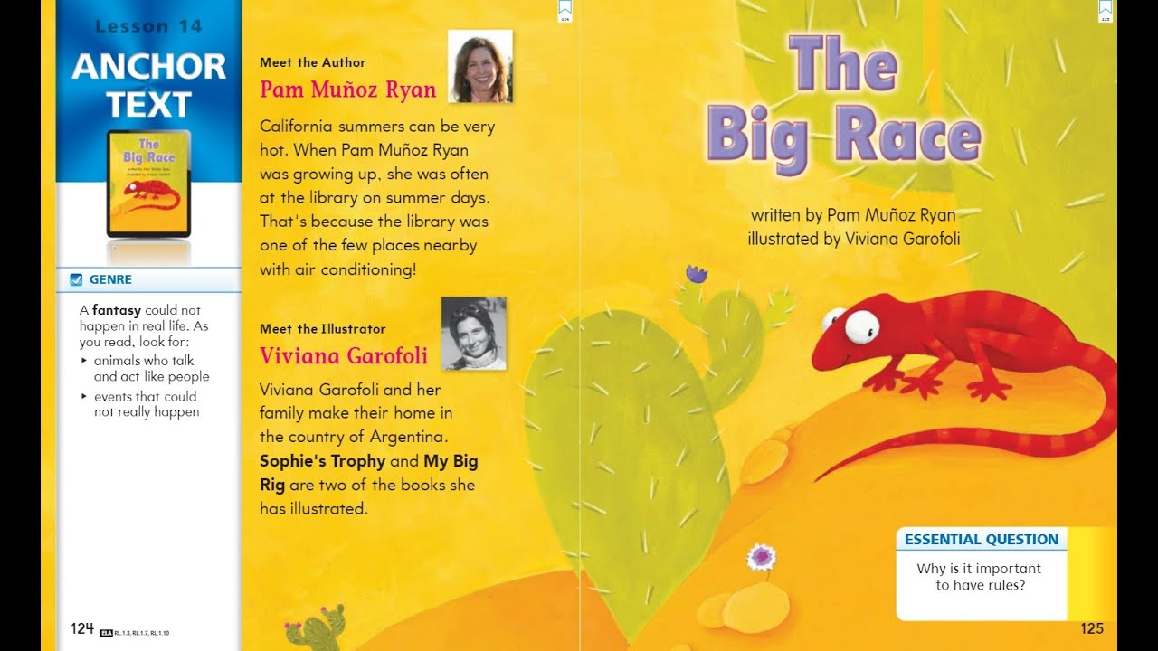 Lesson 14 for First Grade: The Big Race