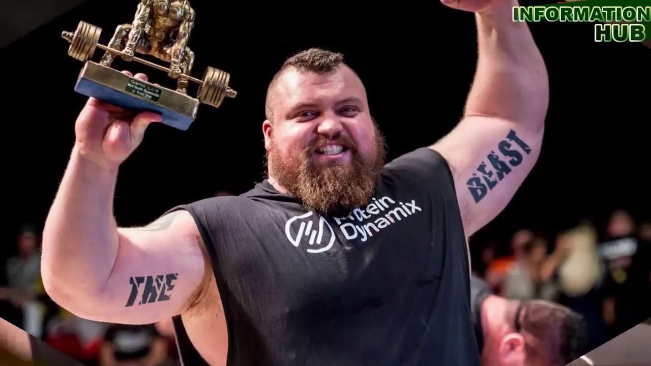Eddie Hall Worlds Strongest Man DeadLift 500kg (1102lbs)