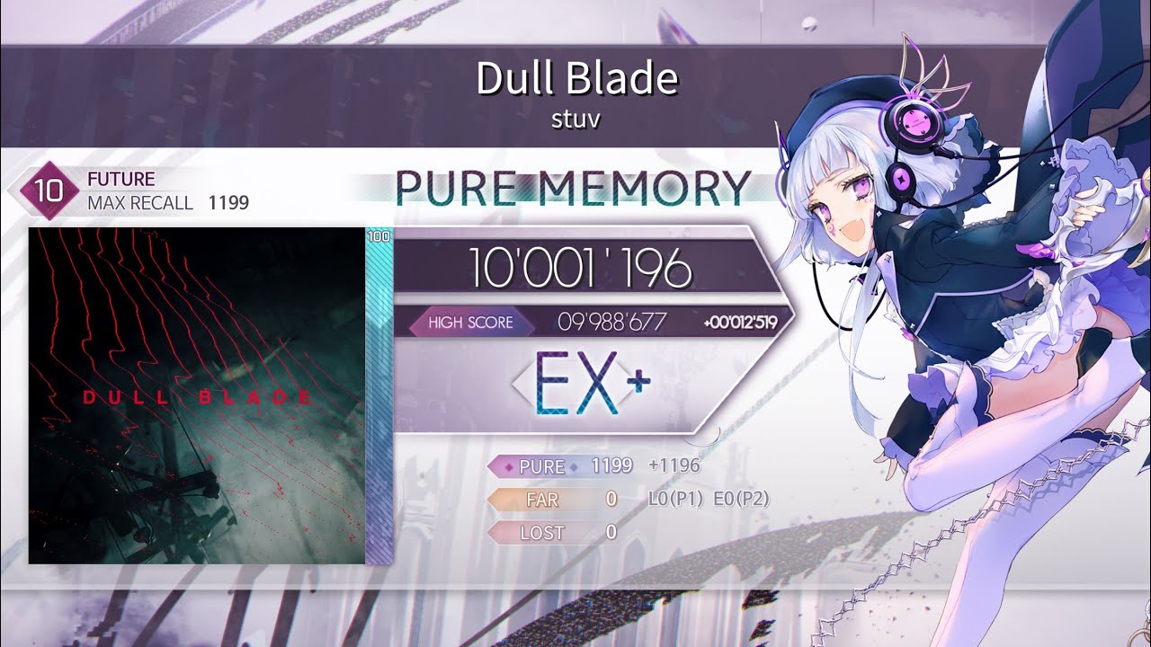 【Arcaea】 Dull Blade [FTR 10] PM 10'001’196pts (Max -3)