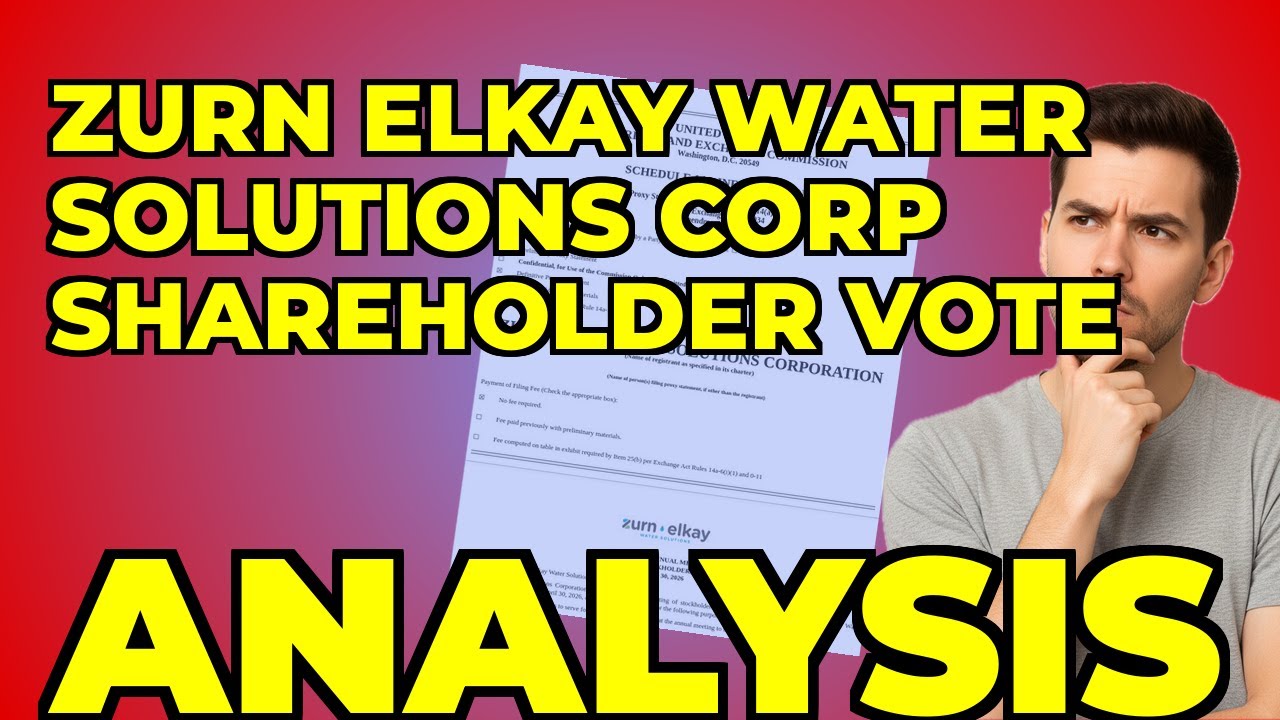 My Key Takeaway from Zurn Elkay's Latest Proxy Filing