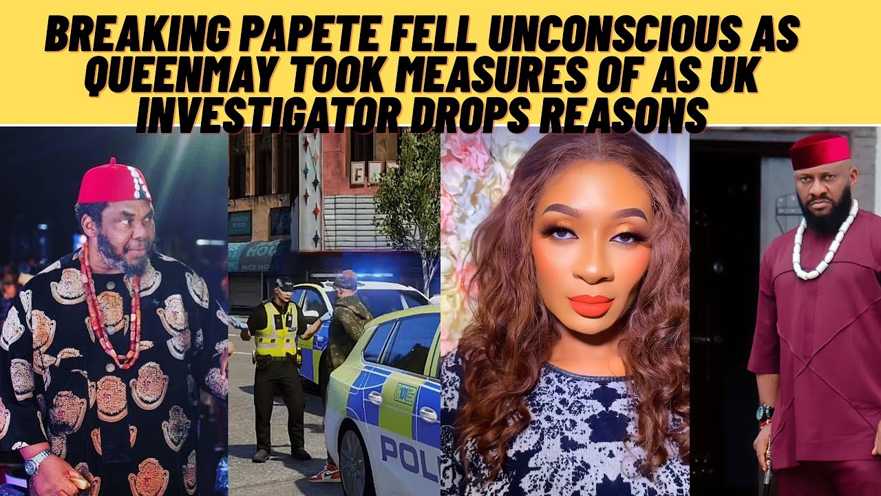 End of pAPete fell unconscious as QUEENMAY UK investigators shock him , they done catch am chai 