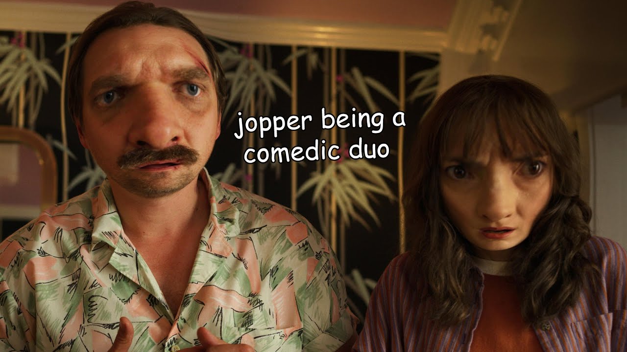 hopper and joyce being a comedic duo