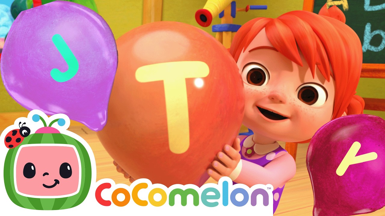 ABC Song With Balloons | CoComelon Nursery Rhymes & Kids Songs | Kids Happy Place