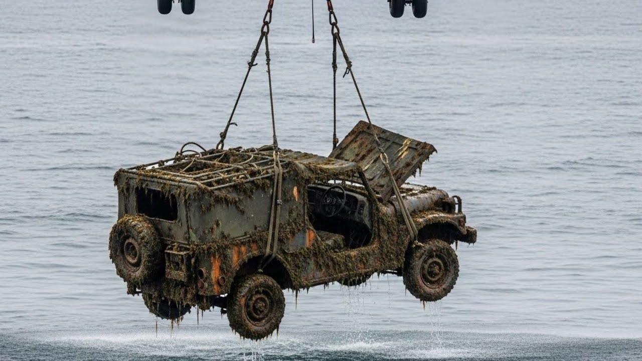 50 Years Beneath the Water  The Military Jeep Restoration That Shocked Experts