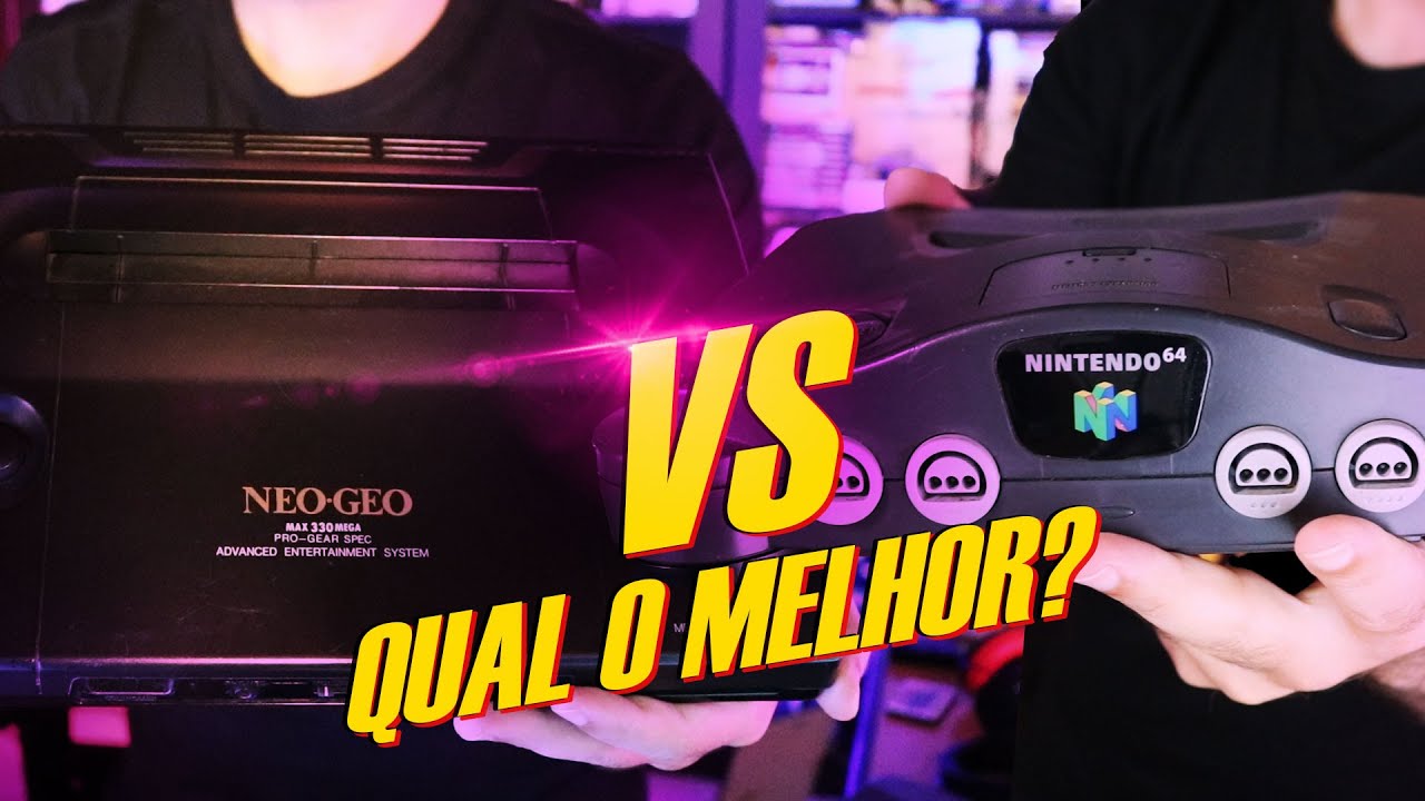Nintendo 64 versus Neo Geo! Qual é o melhor videogame? 😱👊