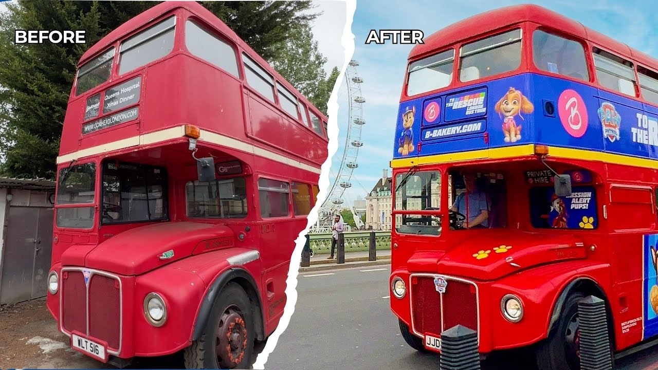 THE MAKING OF THE PAW PATROL LONDON BUS TOUR 🐾⭐️