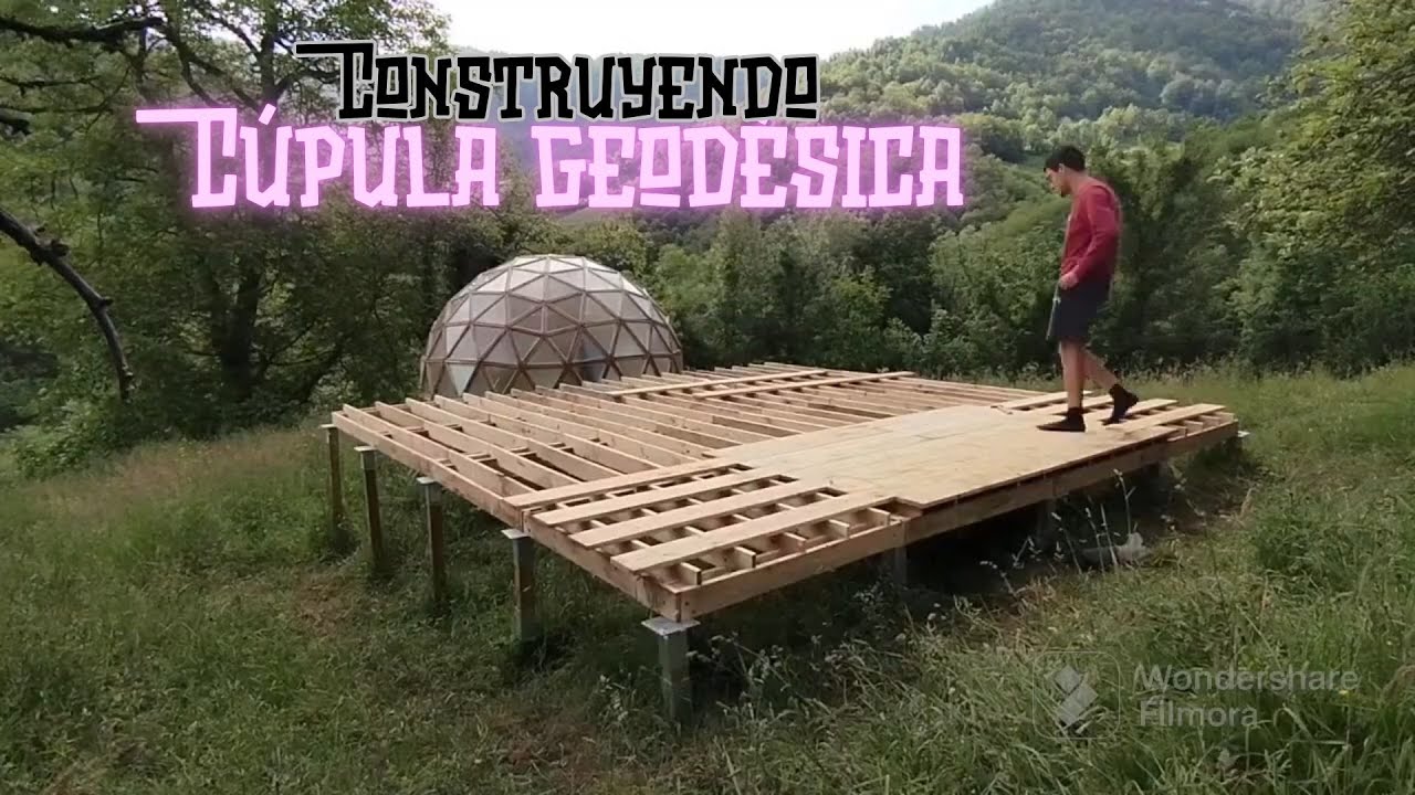 Construyendo un domo / cúpula geodésica v3 de 5 m de diámetro. Tiny House, Diy geodesic dome.