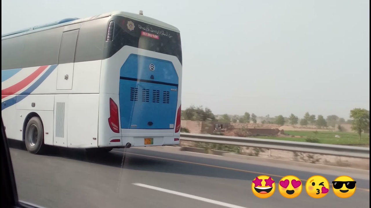 Honda Civic ke sath bus race motorway per M2🤩
