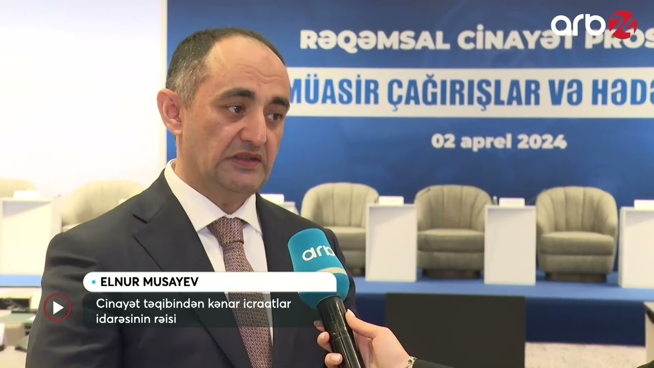 Cinayət təqibindən kənar icraatlar idarəsinin rəisi Elnur Musayev m&uuml;sahibə&nbsp;vermişdir