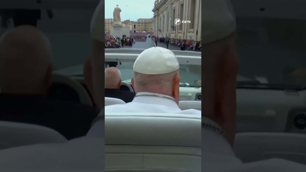 Pope Francis last public appearance  #ewtn #popefrancis