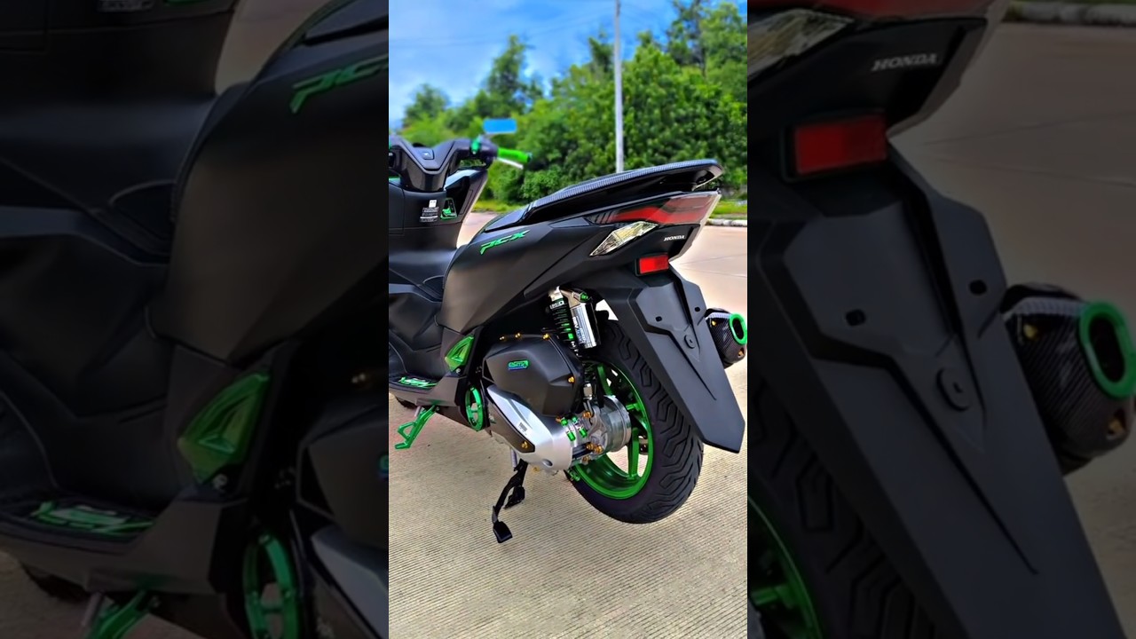 HONDA PCX 160 2025 BLACK X GREEN TONE #allnewpcx160 #trending #pcx160 #pcx2025 #shorts #assoehadi