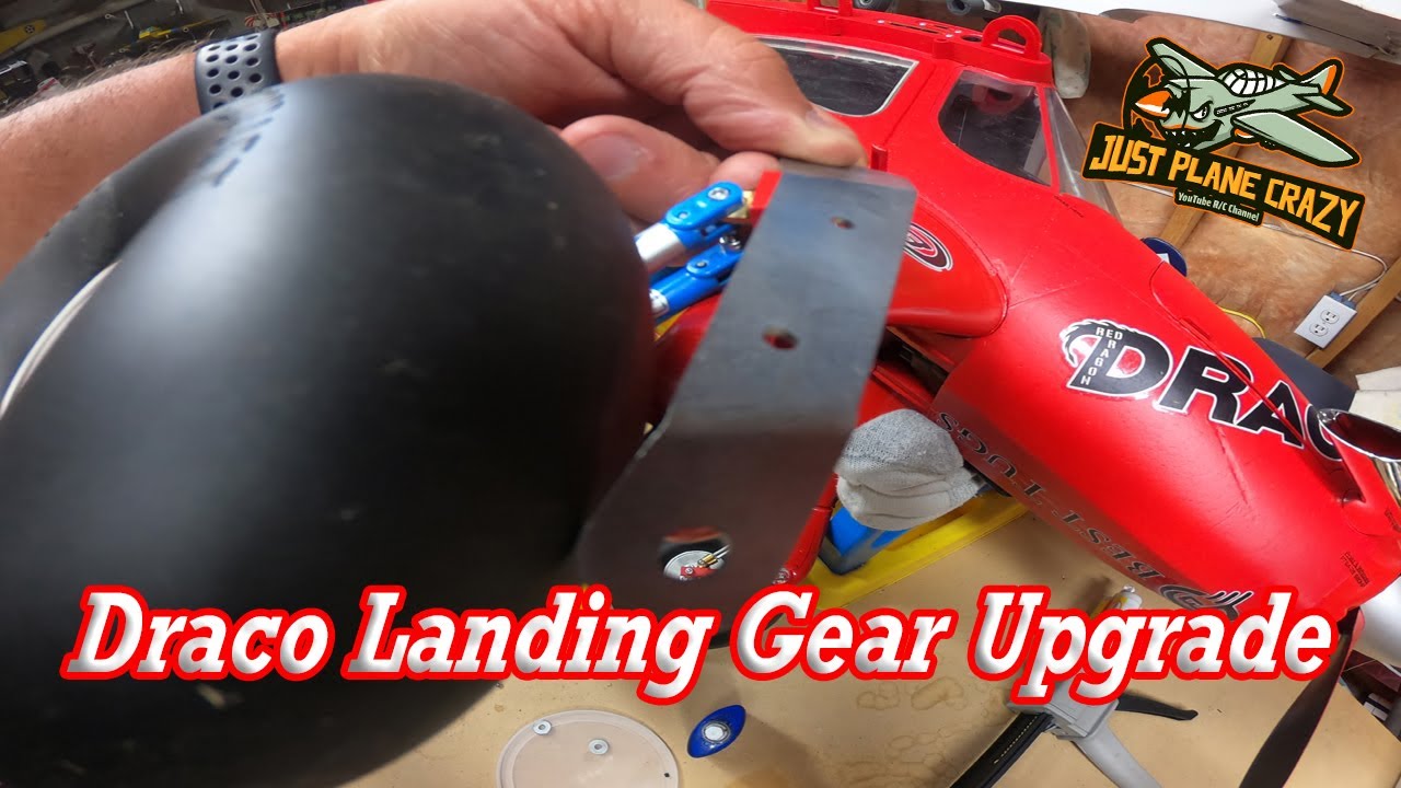 Eflite Draco Landing Gear Repair with Plate Kits, Super Strong Modification